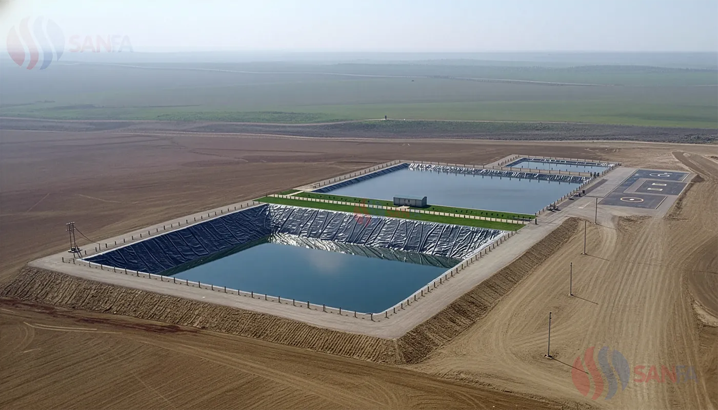 Водоёмы с противофильтрационной облицовкой из геомембраны